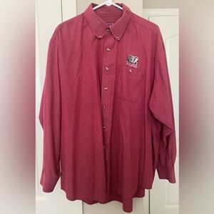 Men’s Alabama Crimson Tide vault logo button down shirt, XXL